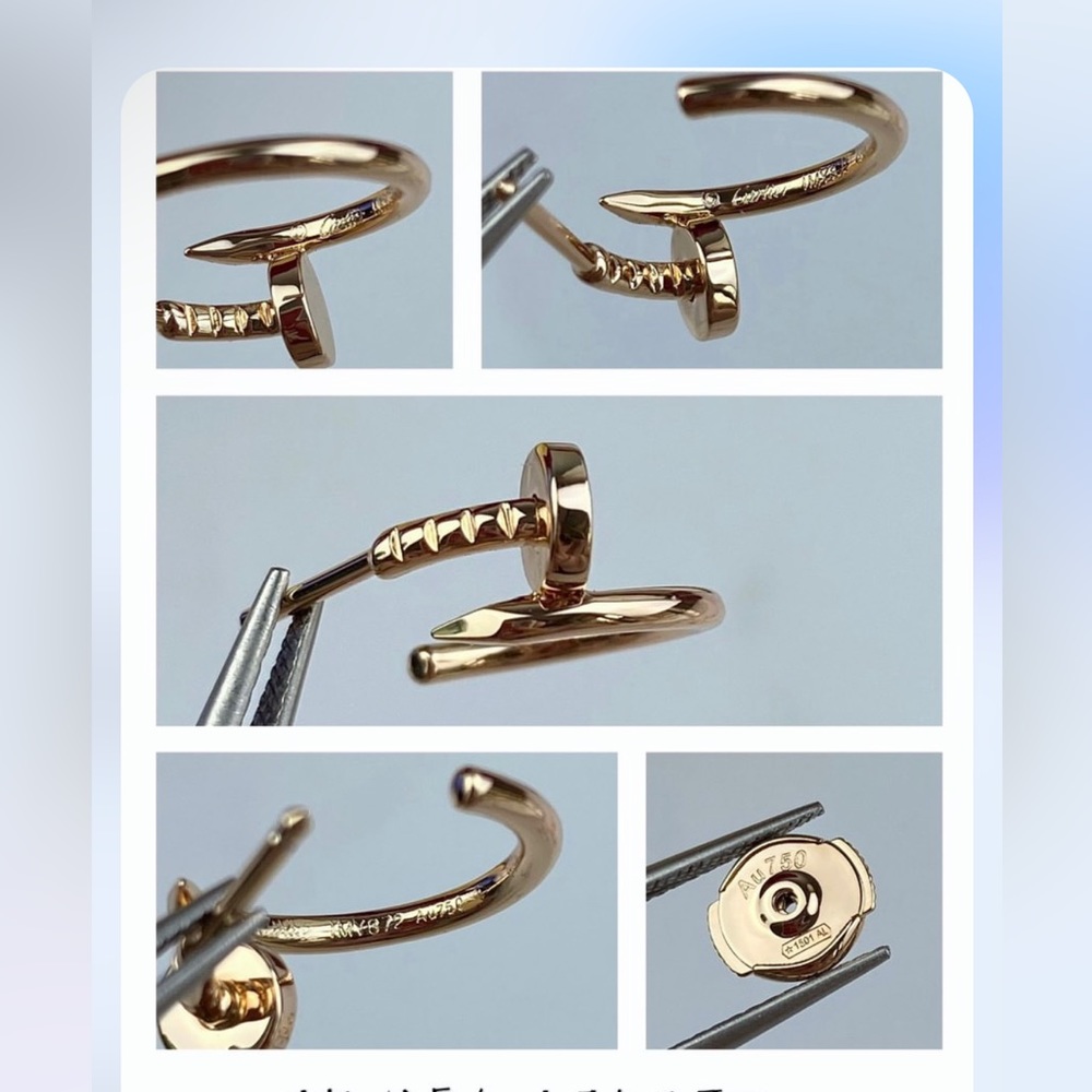 Irregular rose gold plated earrings —2 right side earrings so selling cheap